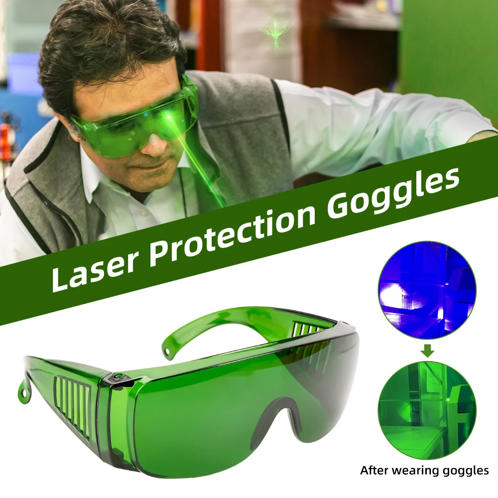 1PC Laser Protection Goggles 200nm-2000nm Laser Safety Glasses woodworking  Protective Glasses