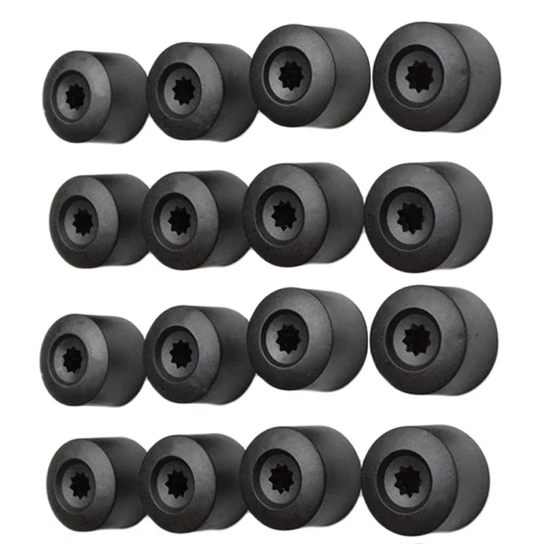 20/25pcs 21/18mm Decorative Tyre Wheel Nut Bolt Head Cover Cap Wheel Nut Auto Hub Screw Cover Protection Dust Proof Protector