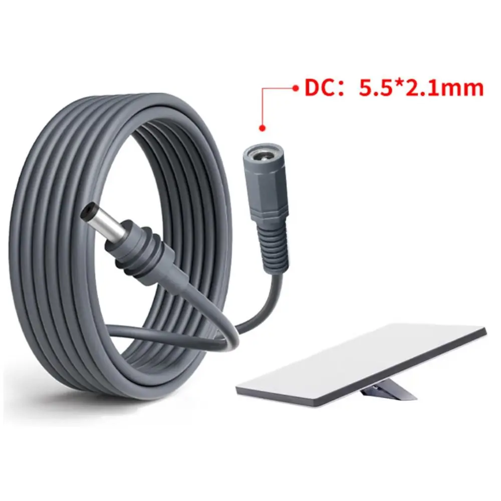 

DC Male To Female Extension Adapter Cable 0.5-20M 20AWG DC Power Extension Cabel Copper Wire DC5521 for Starlink Mini