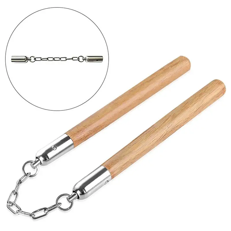 Stainless Steel Nunchaku Connector Chain DIY Martial Arts Flail Swivel Link Heavy Duty Replacement Training Accessories Hardware
