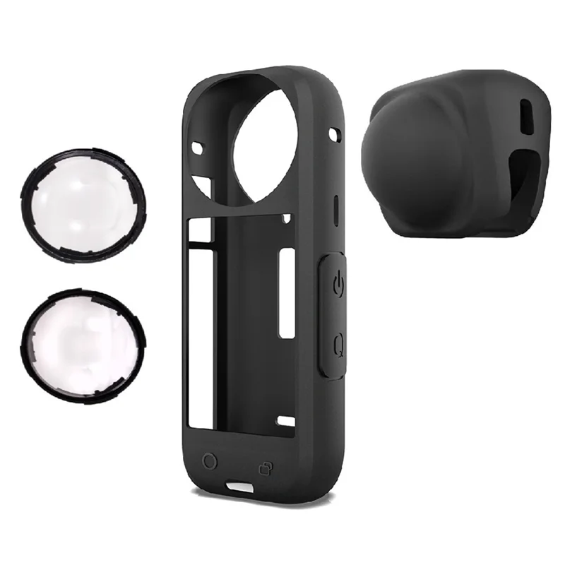 Protectores de lentes para Insta 360 X4, funda de plástico, cubierta protectora de lente para accesorios Insta360 X4-TCES
