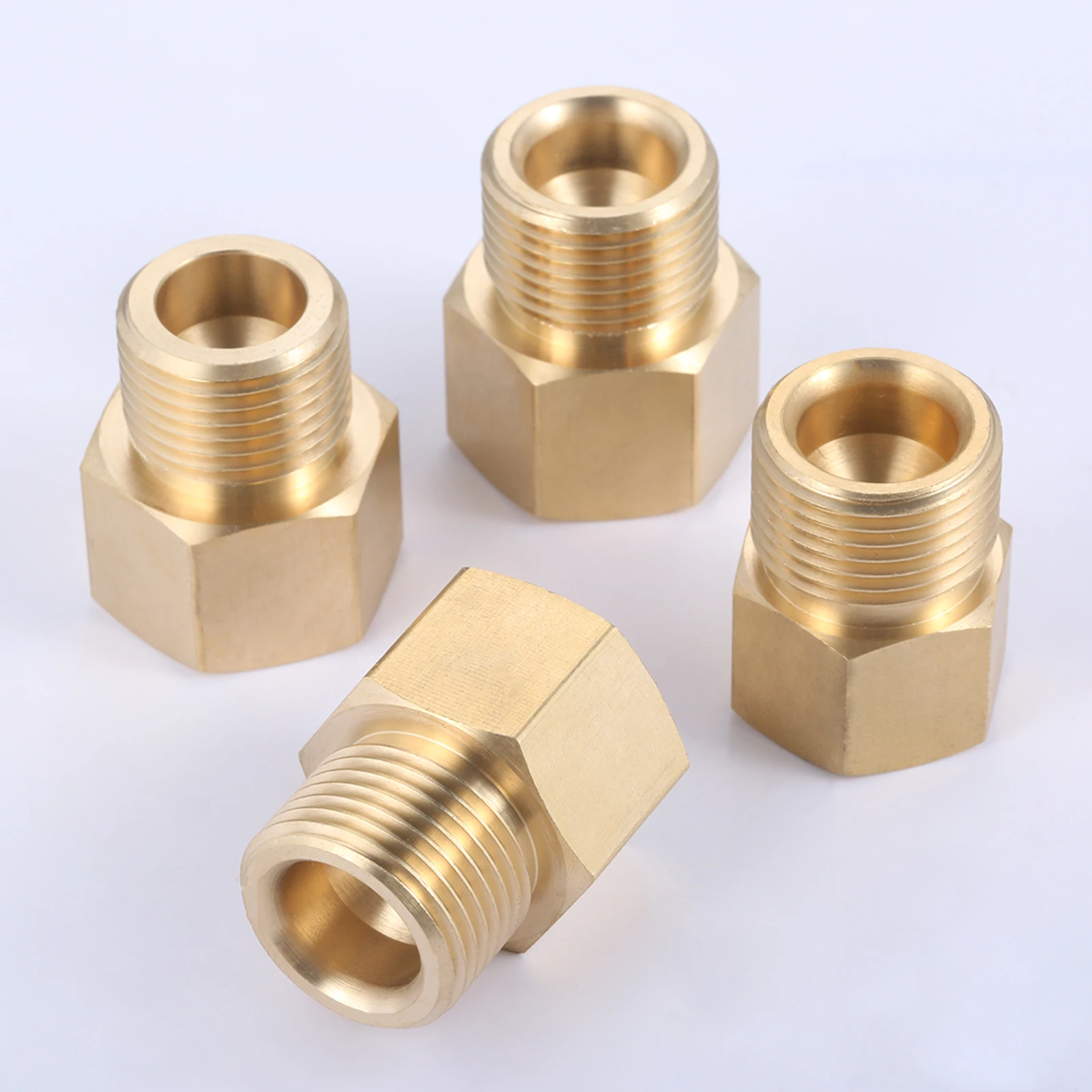 Brass Gas Adapter Converter W21.8 To G5/8 or G5/8 To W21.8 Cylinder Regulator Connector for Cylinder To Aquarium CO2 Regulator