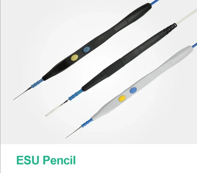 Good Quality  Reusable Medical Hand Switch Electrosurgical Esu Pencil For Human Use