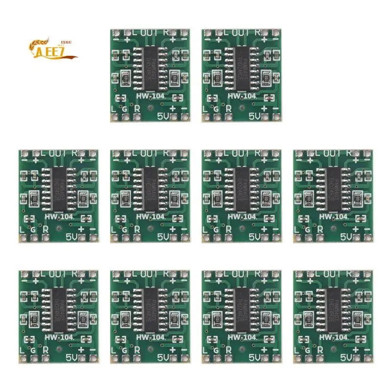 AEE7-10 PCS PAM8403 Module Super Mini Digital Amplifier Board 2 X 3W Class D Digital 2.5V To 5V Power Amplifier Board