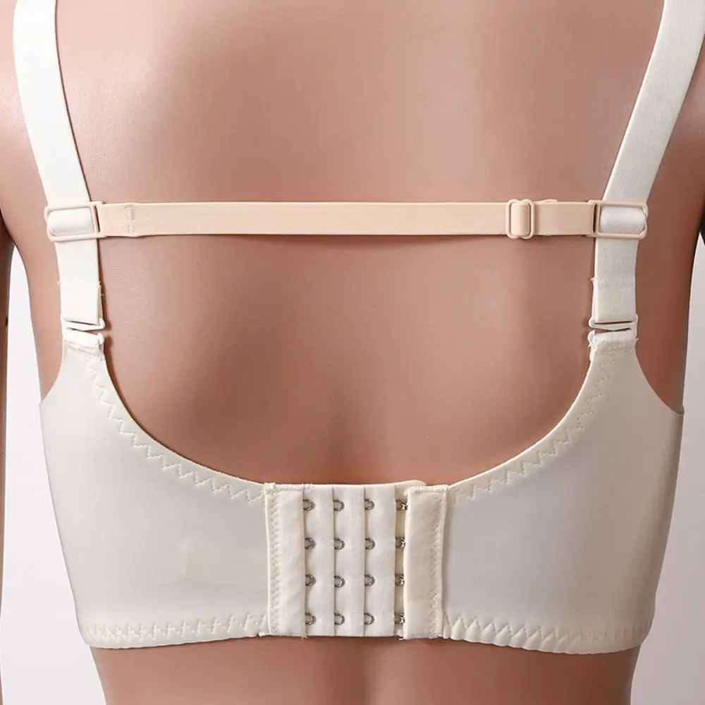 1 PCS Adjustable Bra Extender Anti-slip Pure Color Buckle Belt Elastic Double-Shoulder Invisible Bra Strap