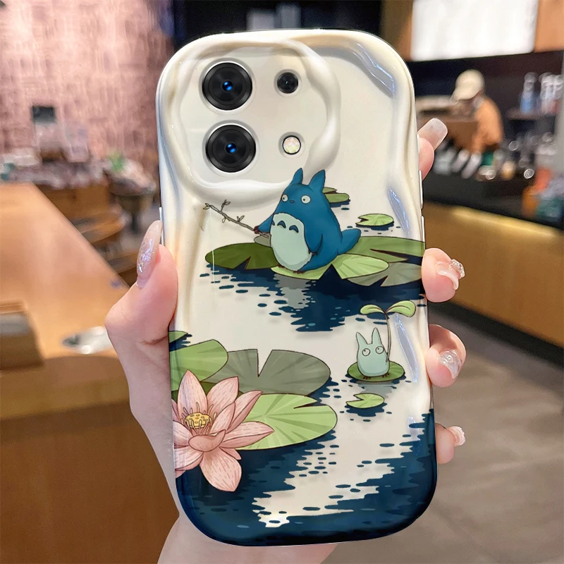 T-Totoros Case for Xiaomi Redmi Note 13 12 11 Pro Plus 4G 5G 13C 12C Turbo 12S 11S 10 9 11A 9C Silicone Shockproof Back Cover
