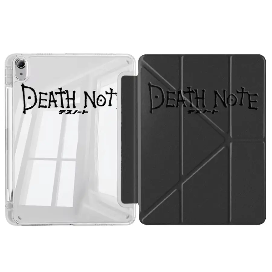 Black Letter Print Shell Tablet Case For iPad Mini 6 7 Pro 11th 10th 9th 8th 7th 12.9inch Air 4 5 M3 M2 M4 11inch Pro 2025