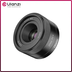 Ulanzi APS-C 자동 초점 카메라 렌즈, 소니 E 마운트 미러리스 카메라 ZV-E10 A6700 A7 A9 A5000, 눈 인식, CL02 AF 27mm F2.8