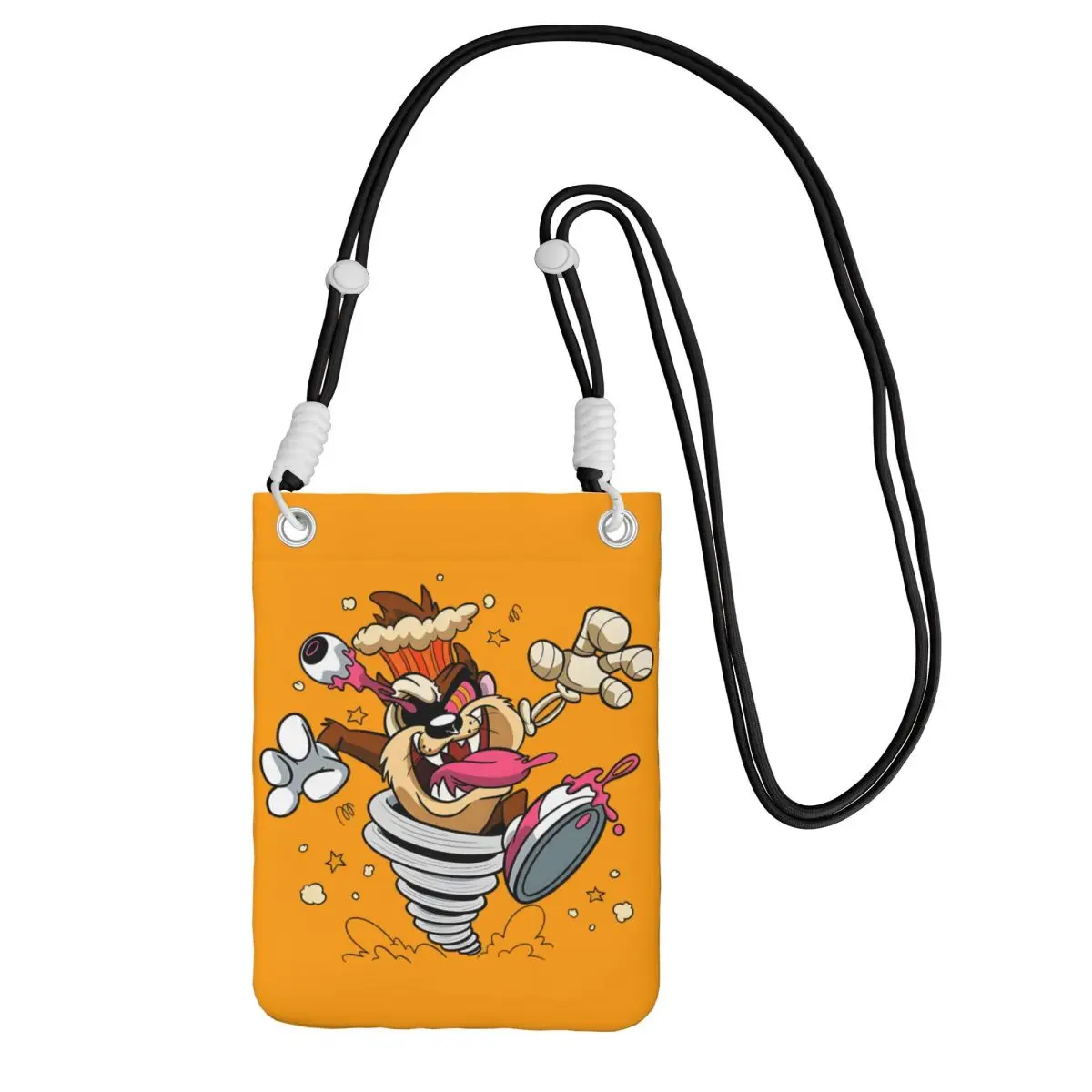 

Custom Tasmanians Devils Mobile Phone Bag for Men Women Animation Shoulder Crossbody Bag Lipstick Bag Mini Shoulder Purse Wallet