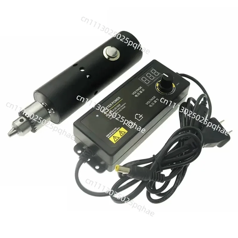 Mini Electric Drill Grinder Rotary Tool Kit Variable Speed With Self-Locking Switch Cooling Holes For Grinding And Cutting