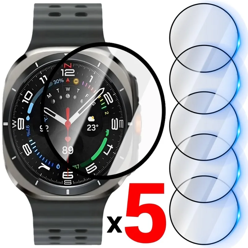 5/3/1Pcs Screen Protector for Samsung Galaxy Watch 7 Ultra 47mm 44mm 40mm Smartwatch 3D Curved Full Coverage Protective Film