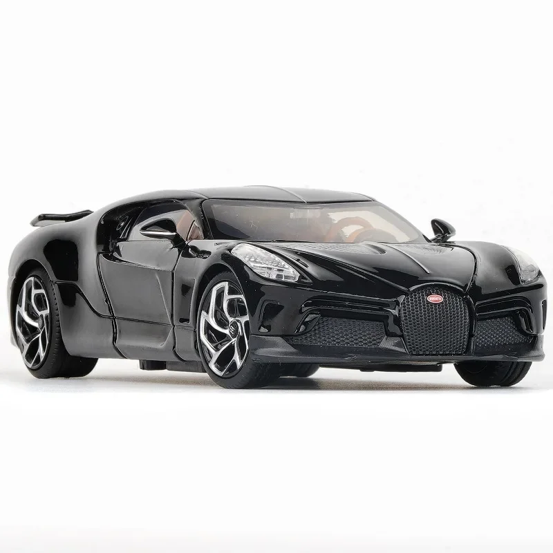 New 1:32 Bugatti La Voiture Noire Diecasts & Toy Vehicles Metal Car Model Shock absorber Sound Light Collection Car Toys Gift