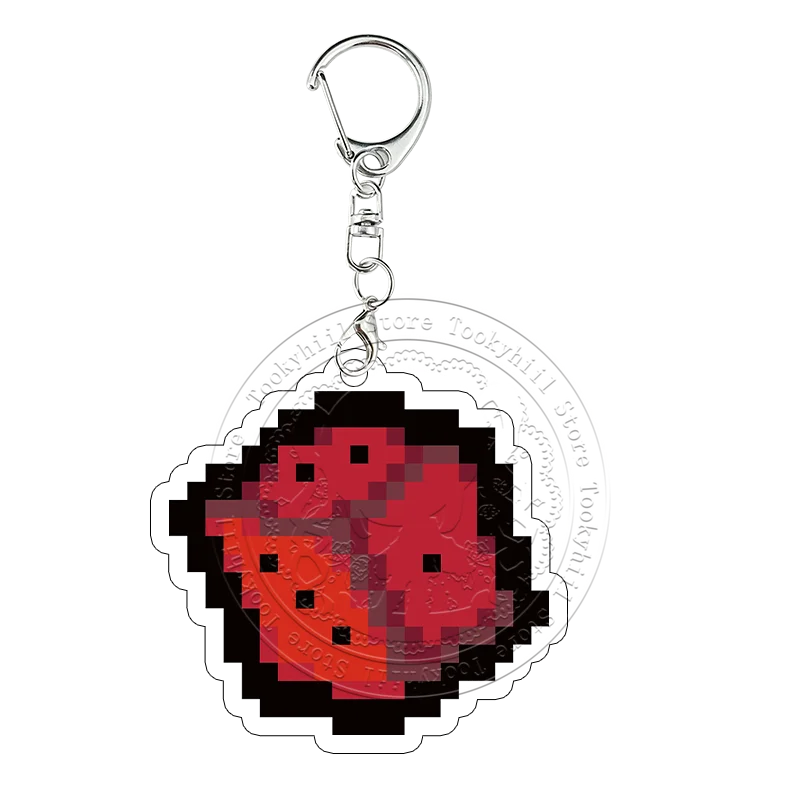 Pixel The Binding of Isaac Acryl-Schlüsselanhänger Book of Belial Samson Cain Taschenanhänger Cartoon-Spiel-Sammlung Cosplay-Schlüsselring – Detail 13