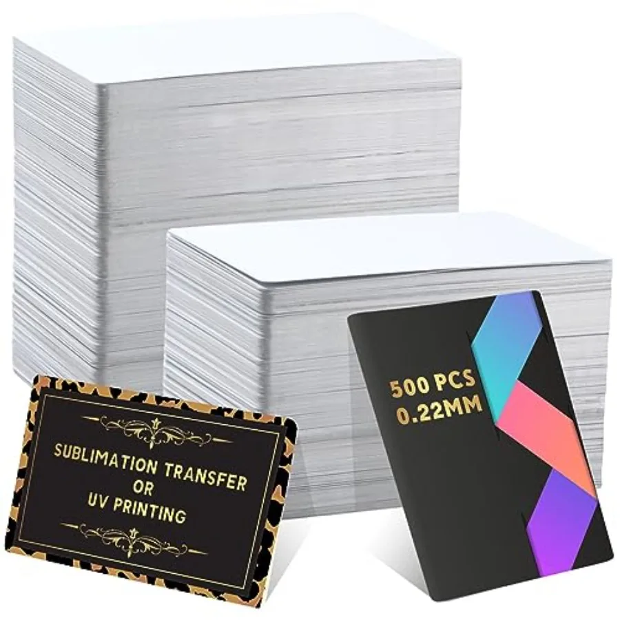 

Pcs White Sublimation Metal Business Card Blanks 0.22 mm Aluminum Blanks Name Card 3.39 x 2.13 Inch Thick Aluminum Alloy Sublim