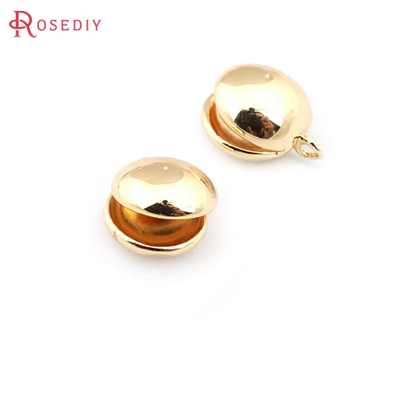 6PCS 24K Gold Color Can Open Connect Clasps High Quality Diy Accessories Jewellery Making Materials Rosediy official-website