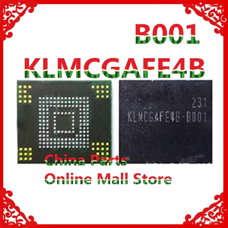 EMMC64G lettertype KLMCGAFE4B-B001 emmc153 bal 4.5 versie 64G lettertype geheugen