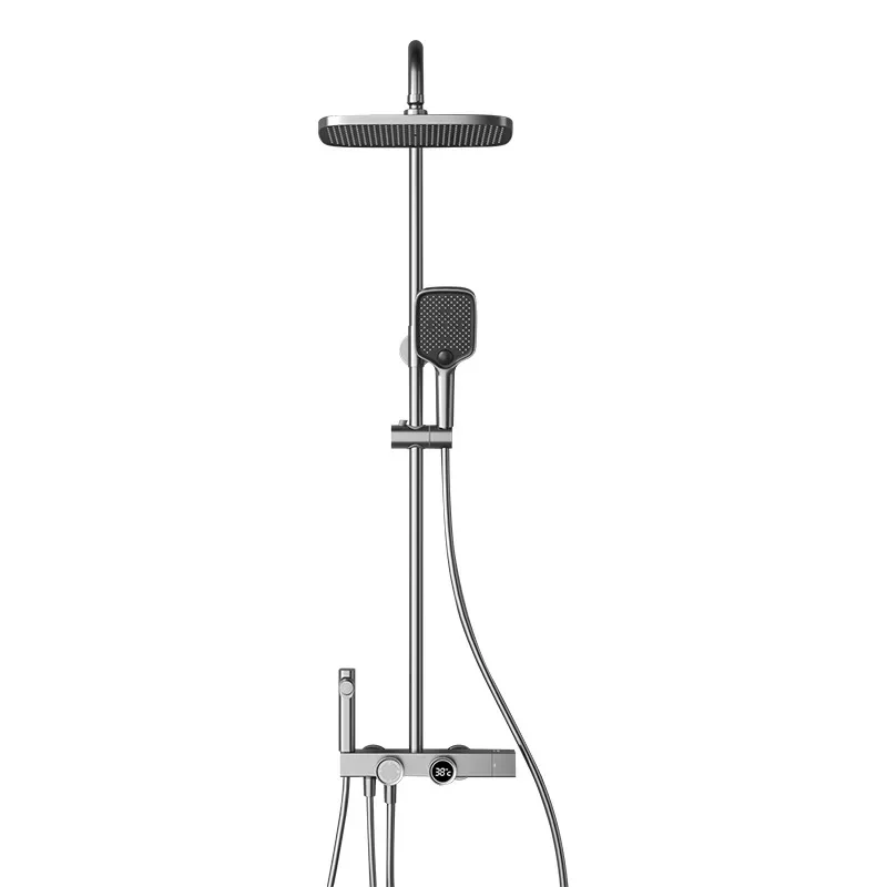 Shower, smart, digital display, shower, rain shower, bath, bath, multi-function, pressurized, shower