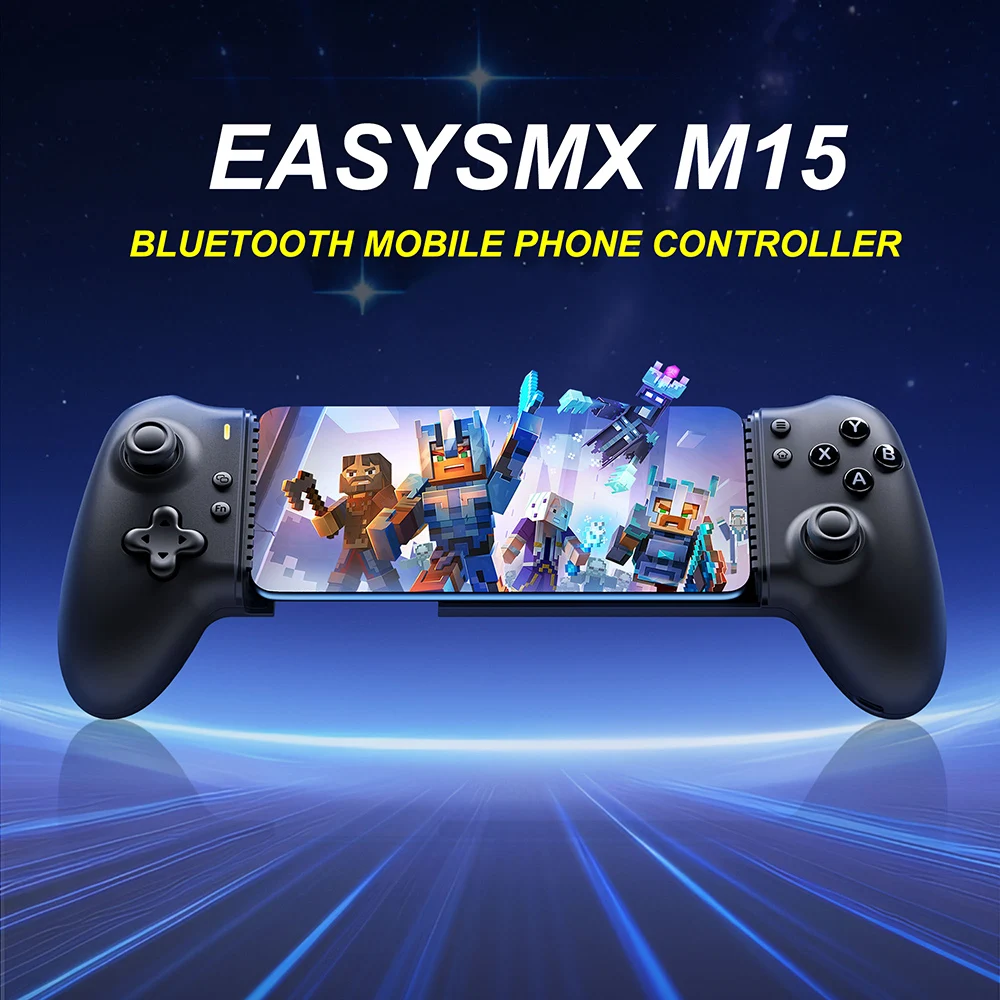 EasySMX M15 Bluetooth Mobile Phone Controller for Android/iPhone/Switch/Cloud Gaming/Xbox Game Pass/Call of Duty/PS Remote Play