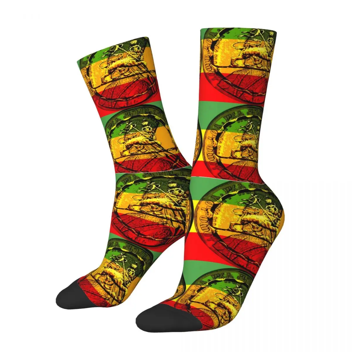 Rasta Lion Of Judah Rastafari Classic Men Women Socks Outdoor Novelty Spring Summer Autumn Winter Stockings Gift