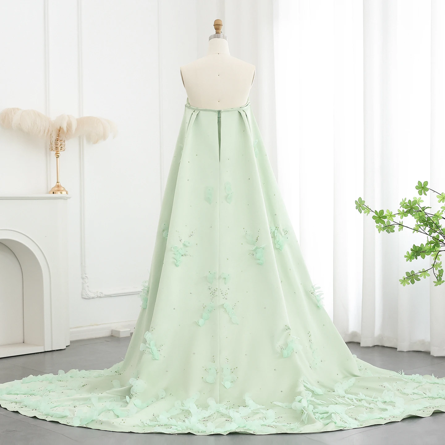Pale Green Wedding Dress: The Perfect Choice for an Elegant,  Nature-Inspired Celebration