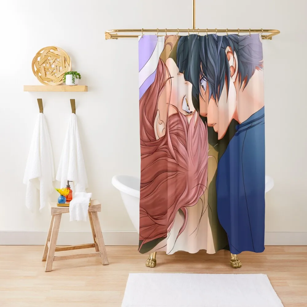

Ao Haru Ride Blue Spring Ride Romantic Shower Curtain Shower Set For Bathroom Luxury Bathroom Shower Curtain