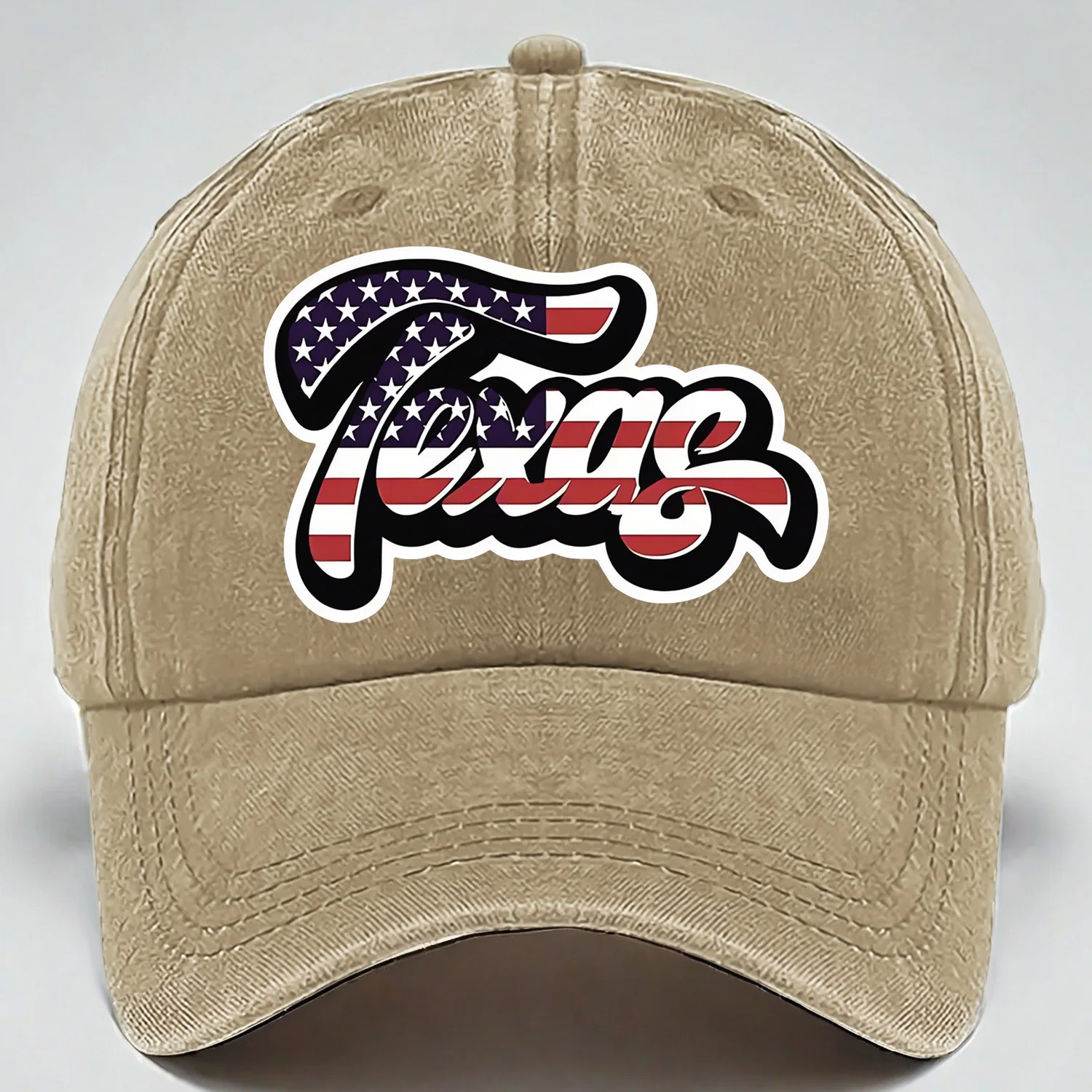 Texas American Flag Baseball Cap - Adjustable, Lightweight, Machine Washable, Stylish Maroon Patriotic Design, Ideal for Casual