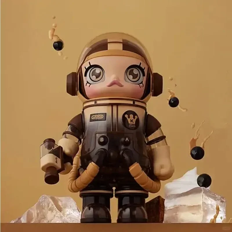 حقيقية البوب مارت ميجا سبيس مولي 400% لؤلؤة الحليب الشاي سلسلة ميجا سبيس مولي ميلين الباندا Kawaii أنيمي عمل هدية عيد الميلاد