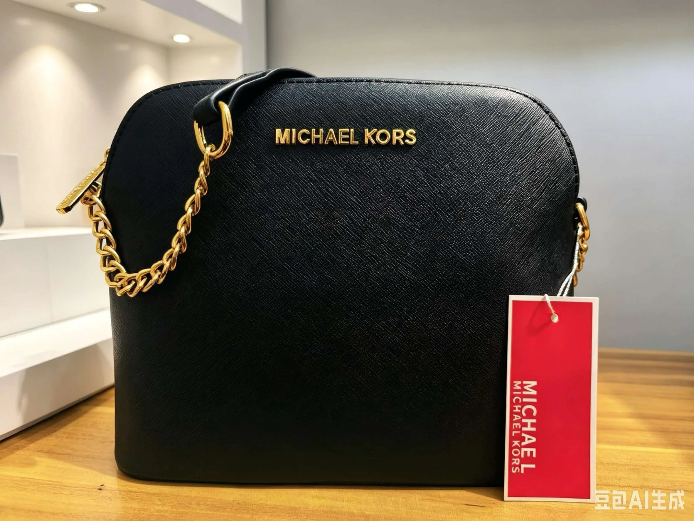 Michael Kors Jet Set 2026 New Fashion High-End Women's Shoulder and Crossbody Bag, Small Square