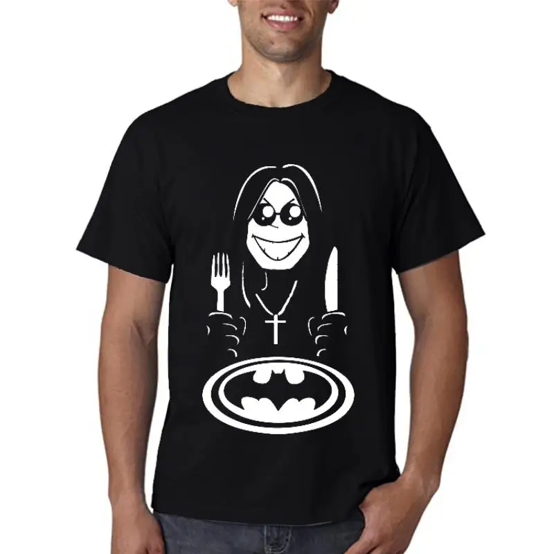 Men's Foshion T-Shirt  Ozzy Osbourne  Blizzord of Ozz   CRoZY TRoIN Punk Rock  T Shirts Cosuol   Dress Printed Tops