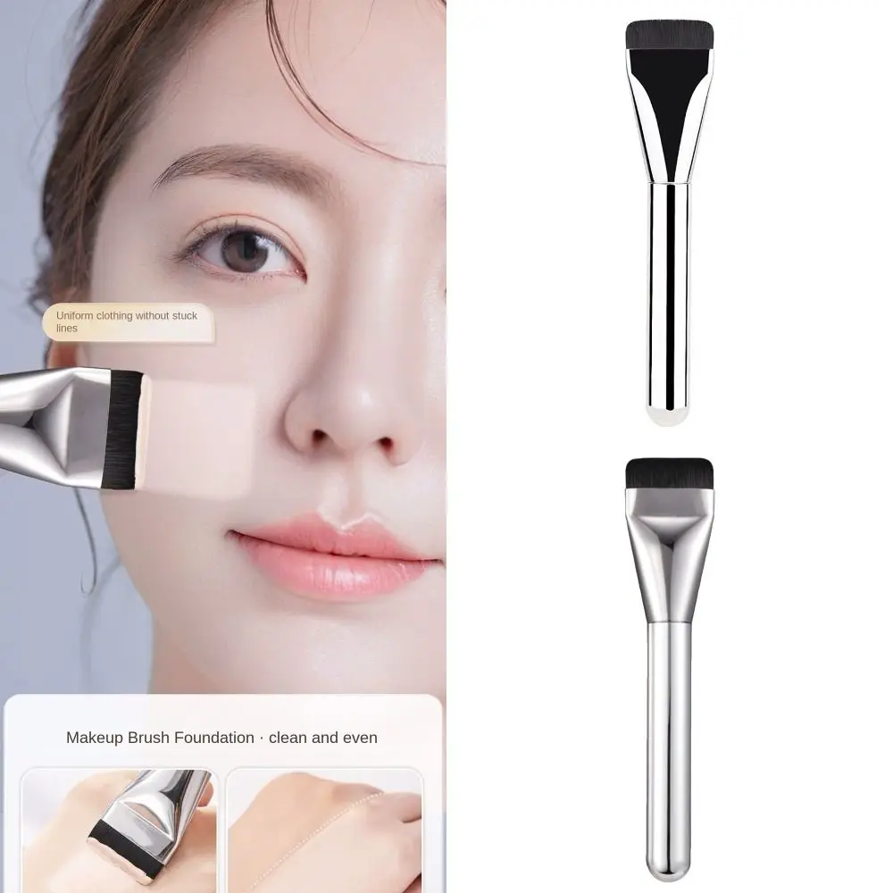 Delicate Foundation Foundation Brush Soft Ultra-thin No Trace Base Makeup Brush Flat Head Face Makeup Tool Women Beauty