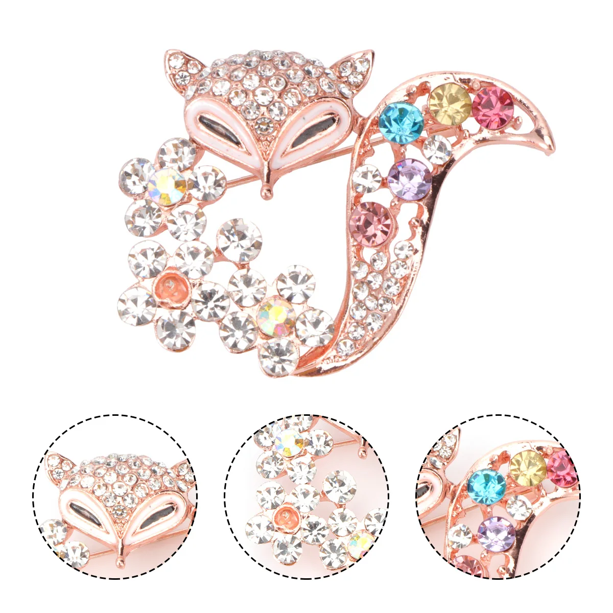 Simple and Stylish Corsage Pin Miss Boutonniere for Men Brooches Alloy Exquisite