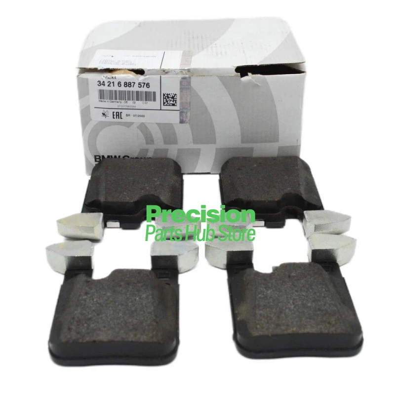 

OEM 34216887576 For BMW1 3 4 F30 F31 F33 F20 F22 F21 Rear Brake Pads Set 2464314 6855474 6876422 6887576 8099354 34212284989