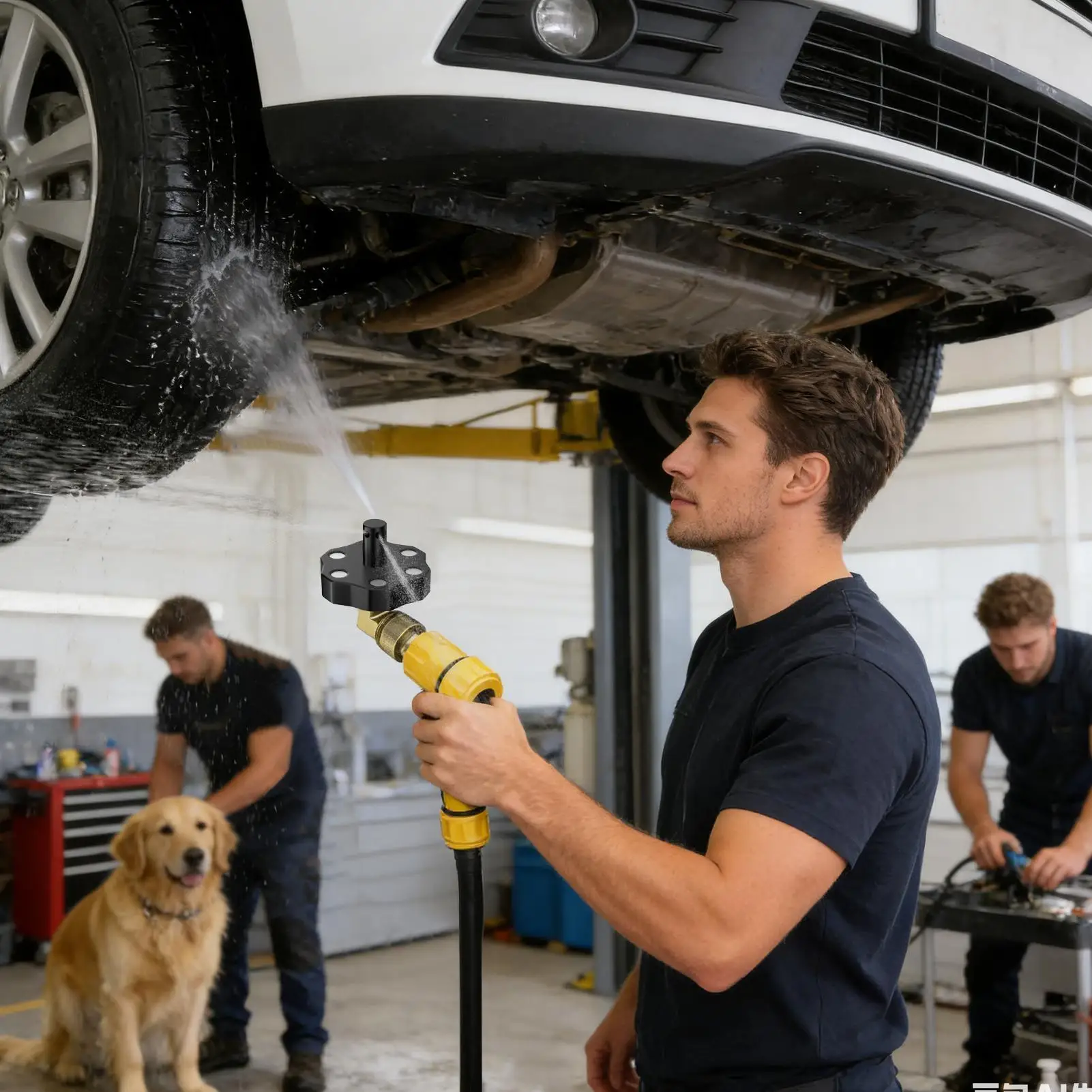 

High-Pressure Tool with Ring Chassis Cleaner Efficient Anti-Rust Car Chassis Flusher For Car Vehicle Automotive Wheels