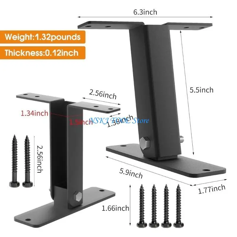 L8RC Beam Outdoor Pergola Beam يدعم في تآكل الفولاذ المقاوم للصدأ مقاومًا لبراءة الشرفات ، سمك جدار 6 بوصات