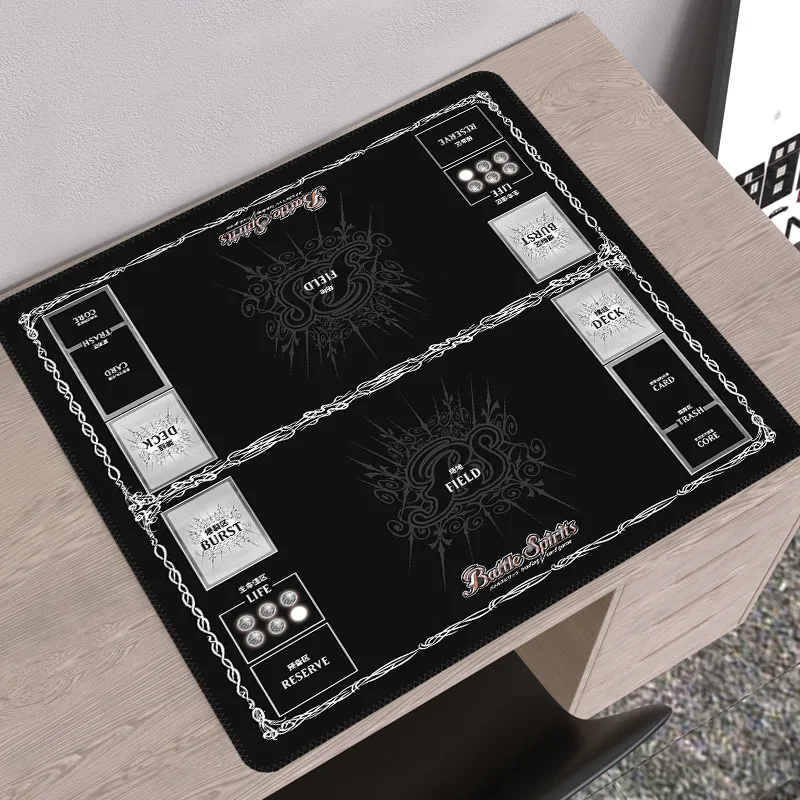

600x600mm Battle Spirits TCG Solid Color Background BS Battle Disk 2player Mat 2mmStitched Edge Rubber Board Game Card Mat Toy