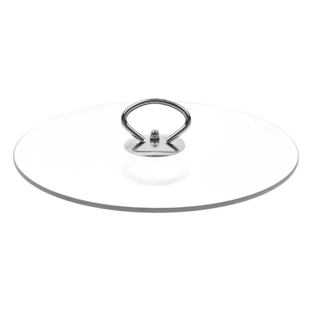 27Cm Thickened Tempered Glass Cover Universal Pot Lid Transparent Microwave Splatter Guard Glass Lid Replacement Kitchen