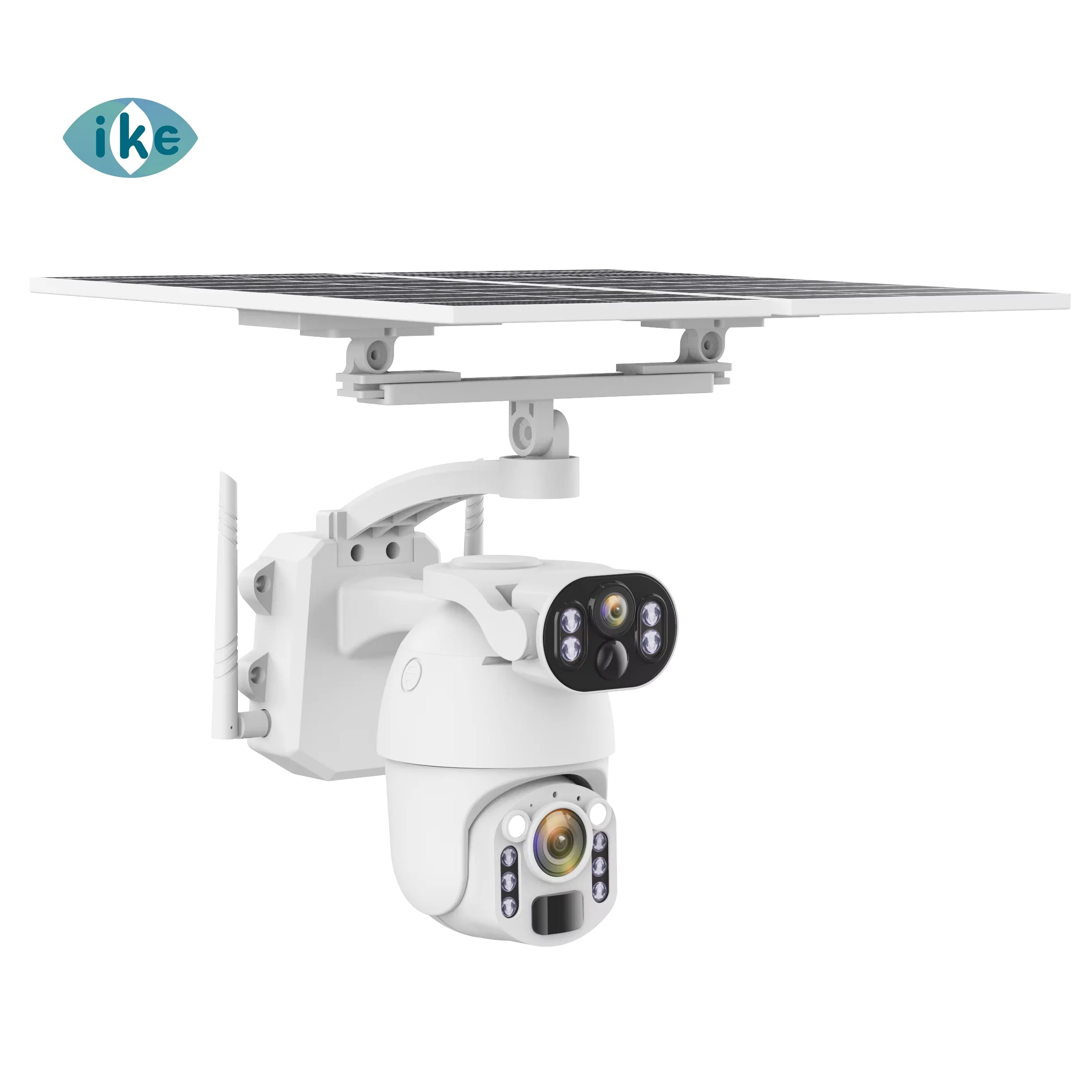 Ubox 50x زووم بصري للطاقة الشمسية 4G الاتحاد الأوروبي كاميرا CCTV الأمن عيون مزدوجة 6MP شبكة مقاومة للماء IPC مع لوحة طاقة شمسية 12 واط بطارية 9600 مللي أمبير #1