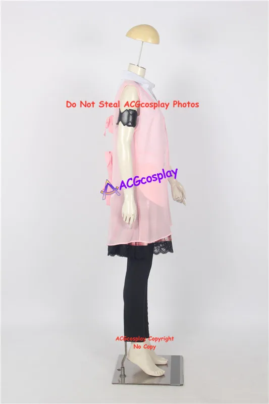 Final Fantasy Serah Farron Cosplay Costume acgcosplay Include Long Stockings