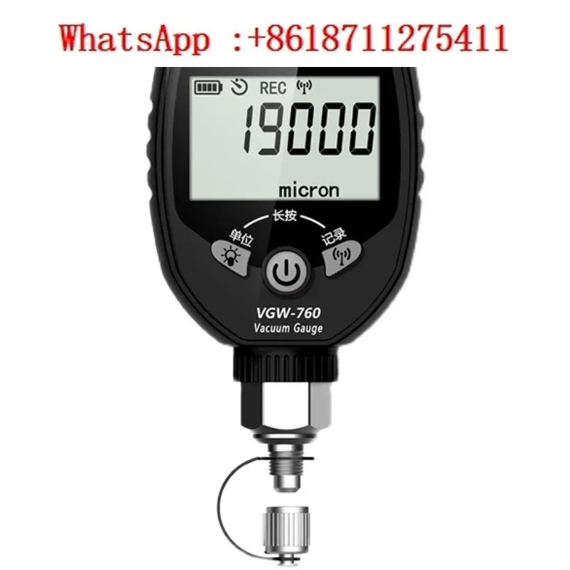 

Jingchuang Wireless Vacuum Gauge VGW-760 Intelligent High Precision Digital Absolute Pressure Gauge