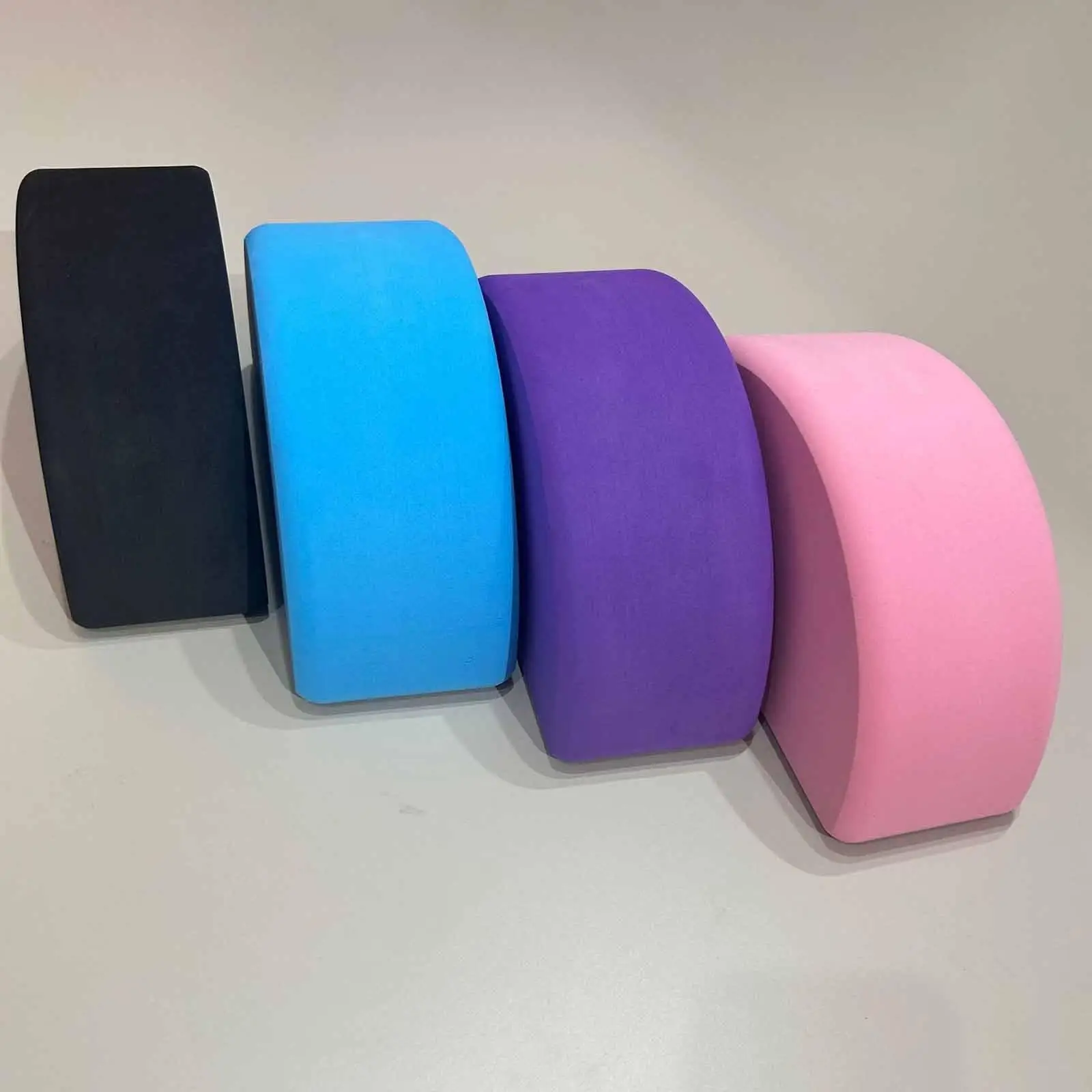 EVA Yoga Block Half Round Strength Balance Pilates Brick for Exercise Stretching Home Gym Equipment