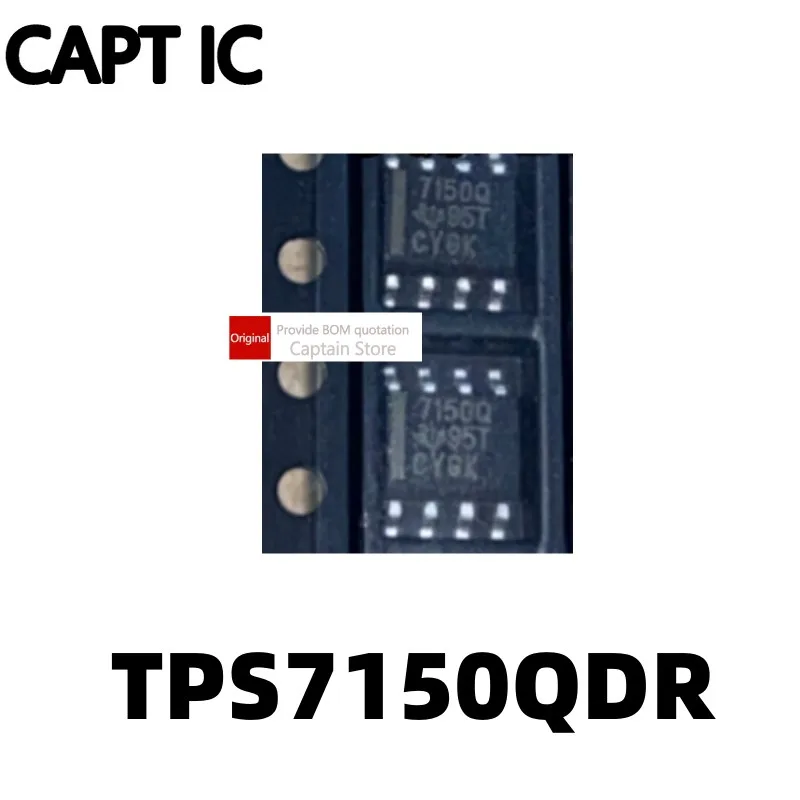 5 buah TPS7150 screen layar dicetak 7150Q SOP-8 pin patch linear regulator IC