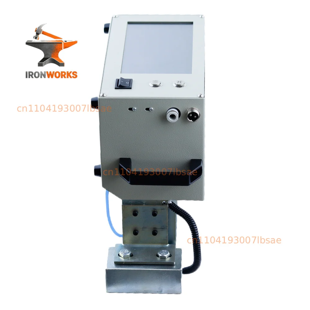 140x40mm Touchscreen Pneumatic All-in-One Marking Machine for VIN Code Metal Dot Peen Plotter Printer 110/220V