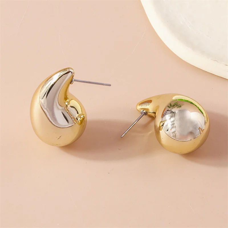 Aihua Koreanische Emaille Großen Platz Stud Ohrringe Weibliche Mode Süße Rot Weiß Farbe Geometrie Aussage Ohr Studs Schmuck Geschenke – Detail 16