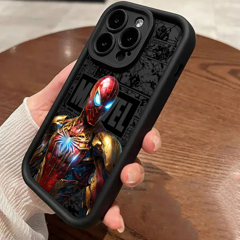 Anime IronmanS SpidermanS Phone Case for Motorola Moto Edge 70 G86 G56 G35 G34 G75 G PLAY G85 Neo Fusion Stylus Pro Ultra 4G 5G view 5
