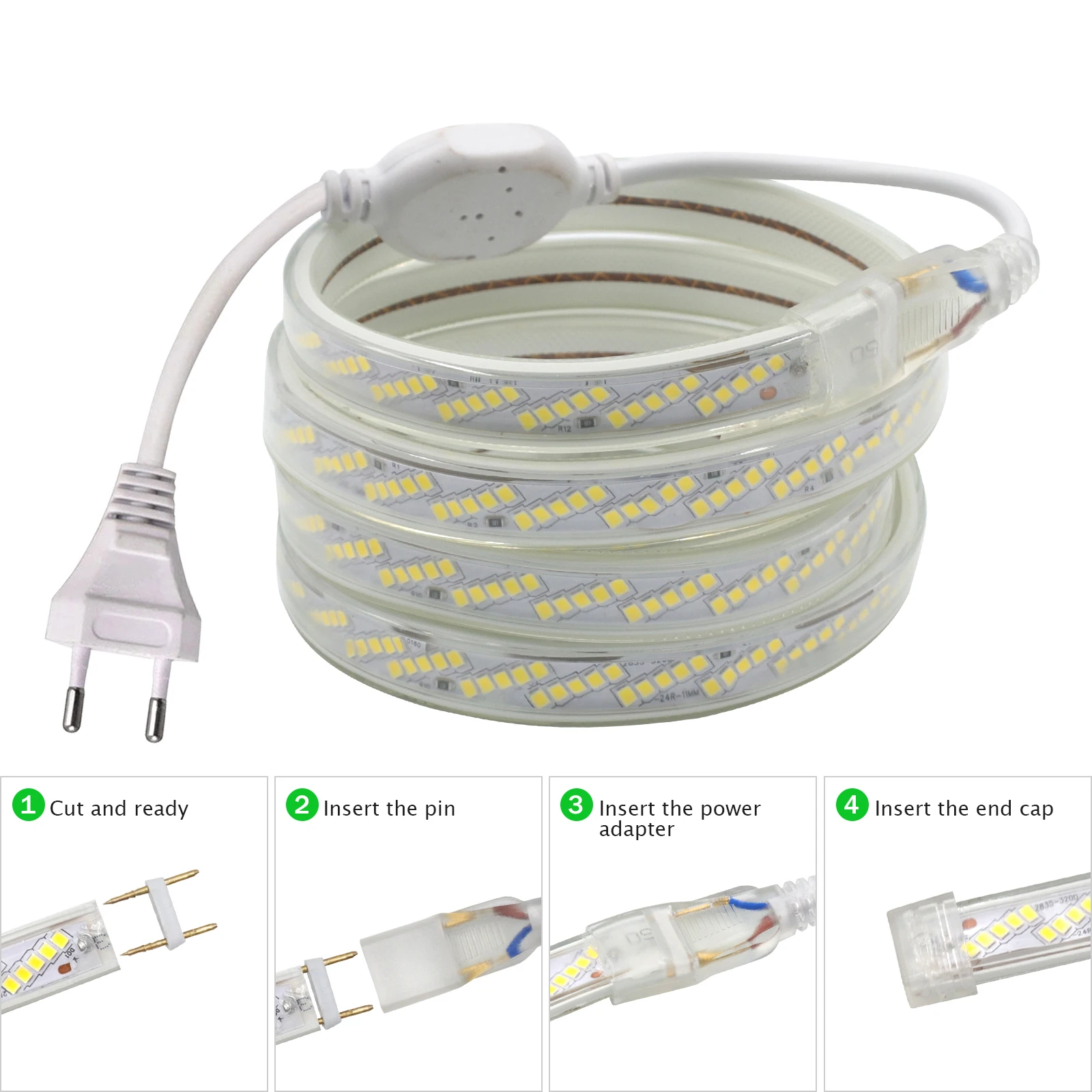 220V 230V COB LED Şerit Işık A - Kitchen Gadgets Uk incelemesi ve fiyatı