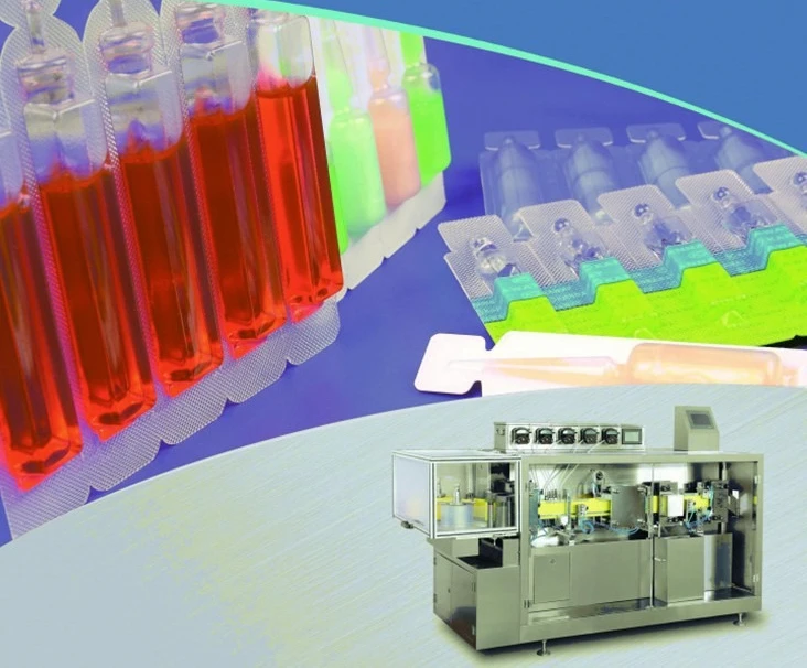Blow-filling and sealing machine, belly button essential oil drops aseptic filling and packaging machine
