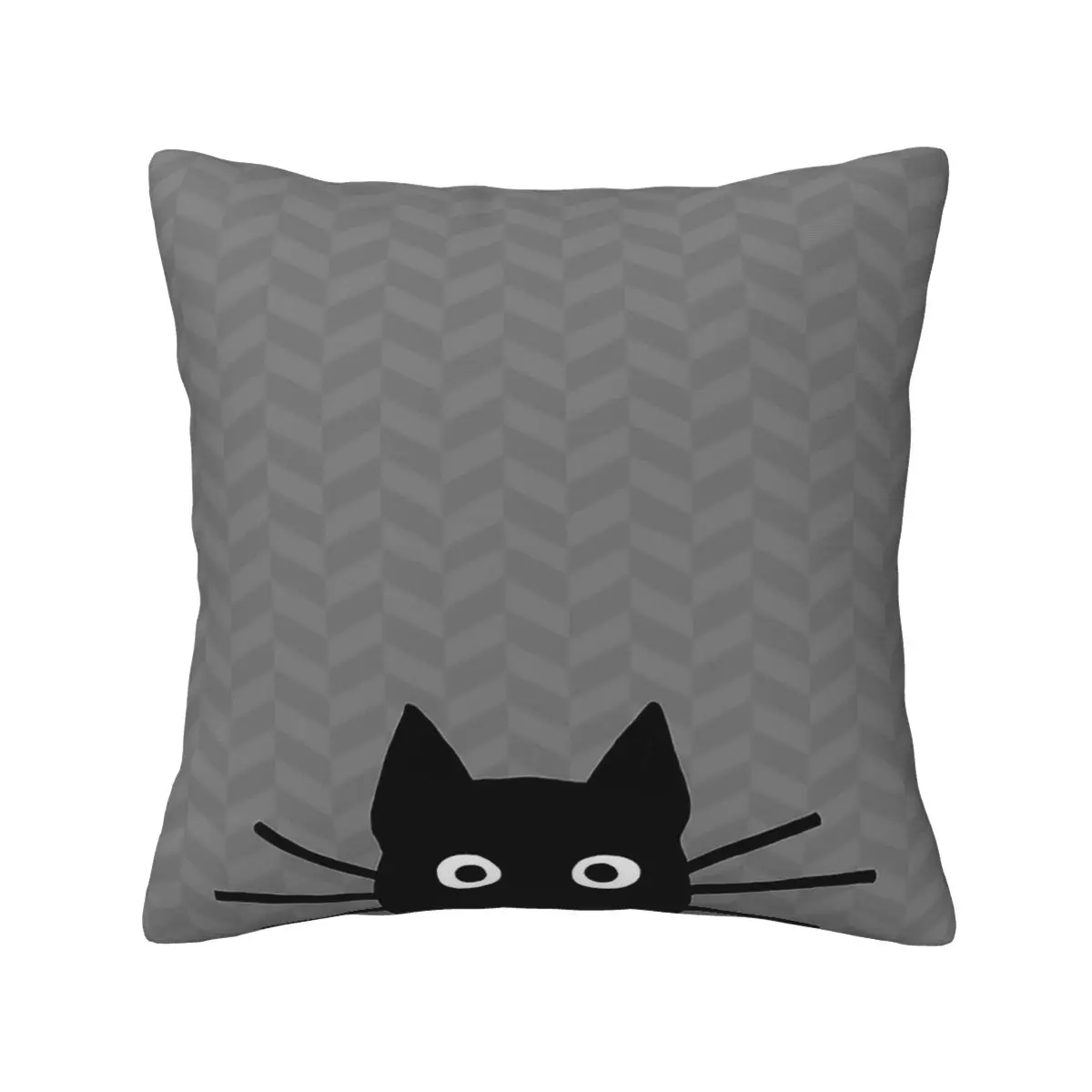 Black Cat Face Animal Cute polyester Digital printing 50x50cm Sleeping pillows seat cushion Drop Shipping CAT