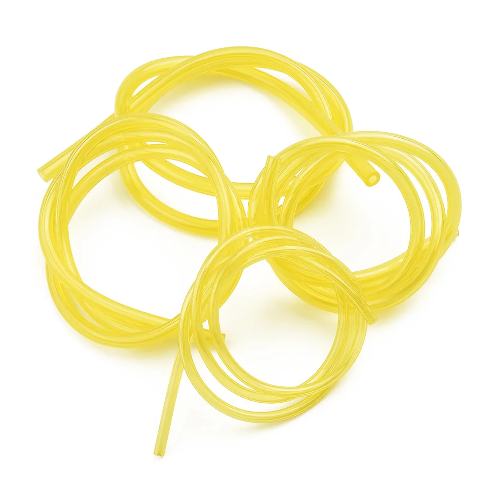 4pcs Petrol Fuel Gas Line Hose PU Petrol Line For Trimmer Chainsaw Blower Engine 4 Sizes Hose For Ordinary 2-Stroke Small Engine