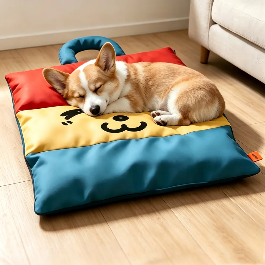 Oxford Fabric Foldable Pet Mat Double Sided Cooling Pad Dirt Resistant Four Season Universal Sleeping Cushion For Dogs Cats Pet