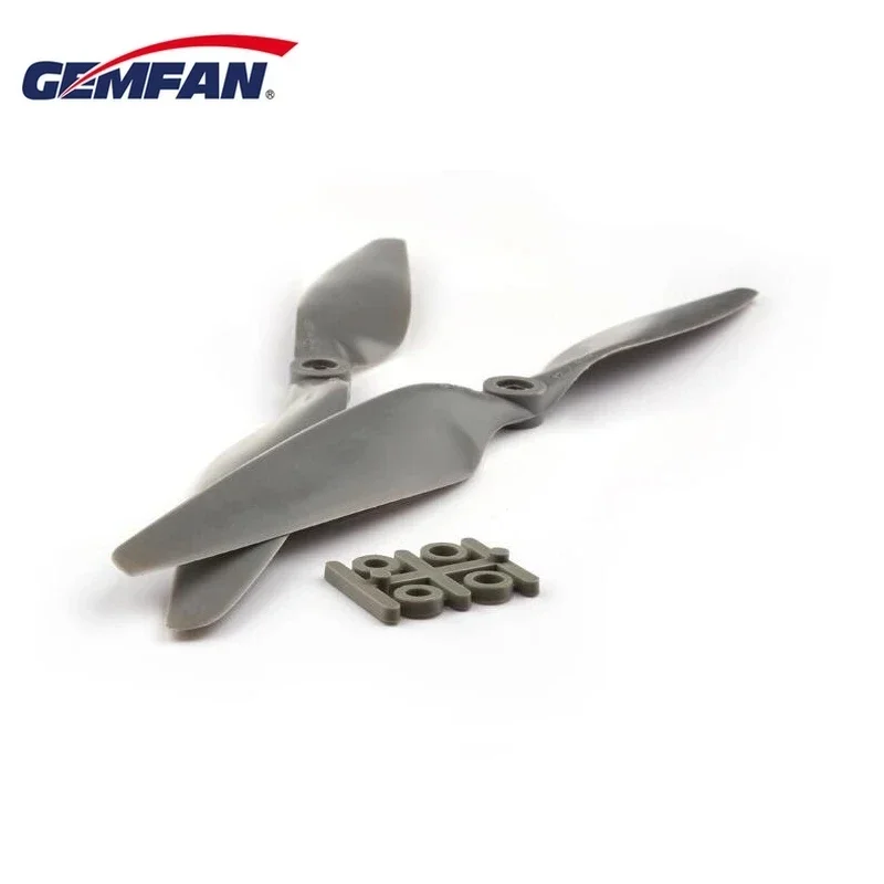 Hélice de nylon Gemfan Apc 2 peças 4.7x4.7/5x5/6x4/6x5.5/7x5/7x6 adereços para avião modelo RC